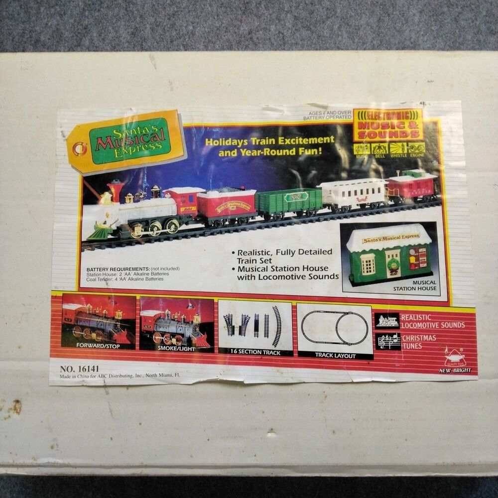 Bright Santa's Musical Express Train Untested